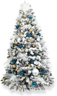LAALU Christmas tree decorated with LED lights - POLAR BLUE, 215 pcs ornaments, 400 cm - Christmas Tree