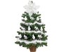 Ozdobený stromeček SNĚHOVÁ POHÁDKA 60 cm s 27 ks ozdob a dekorací - Vánoční stromek