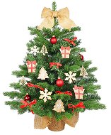 LAALU Ozdobený stromček DARČEK 60 cm  s 53 ks ozdôb a dekorácií - Vianočný stromček
