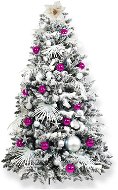 Ozdobený stromeček POLÁRNÍ RŮŽOVÁ 270 cm s 163 ks ozdob a dekorací - Vánoční stromek