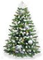 LAALU Ozdobený stromček POLÁRNA ZLATÁ II 300 cm s 222 ks ozdôb a dekorácií - Vianočný stromček