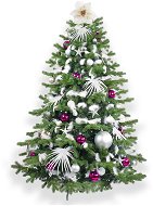 Ozdobený stromeček POLÁRNÍ RŮŽOVÁ II 300 cm s 222 ks ozdob a dekorací - Vánoční stromek