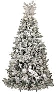 LAALU Ozdobený stromček CUKROVÁ PALIČKA 150 cm s 98 ks ozdôb a dekorácií - Vianočný stromček