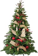 Ozdobený stromeček TAJEMSTVÍ LESA 150 cm s 64 ks ozdob a dekorací - Vánoční stromek