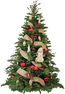 Ozdobený stromeček TAJEMSTVÍ LESA 180 cm s 64 ks ozdob a dekorací - Vánoční stromek