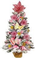 Ozdobený stromeček CUKRÁTKO 60 cm s LED OSVĚTELNÍM s 45 ks ozdob a dekorací - Vánoční stromek