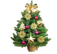 Ozdobený stromeček PRINCEZNA ANNA 75 cm s 28 ks ozdob a dekorací - Vánoční stromek