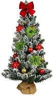 LAALU Ozdobený stromeček GRINCH 60 cm s LED OSVĚTLENÍM s 43 ks ozdob a dekorací - Vánoční stromek