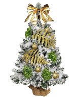 Ozdobený stromeček HARMONICKÁ CHAMPAGNE 60 cm s LED OSVĚTELNÍM s 27 ks ozdob a dekorací - Vánoční stromek