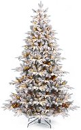 LAALU Vianočný stromček zasnežený DELUXE jedľa Anita 150 cm so SMART LED OSVETLENÍM - Vianočný stromček