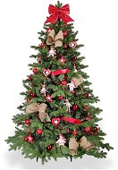 LAALU Ozdobený stromček LÁSKA K TRADÍCII 180 cm s 88 ks ozdôb a dekorácií - Vianočný stromček