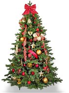 LAALU Ozdobený stromček VESELÉ VIANOCE 180 cm so 104 ks ozdôb a dekorácií - Vianočný stromček