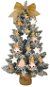 LAALU Ozdobený stromček SOBÍK 60 cm  s 29 ks ozdôb a dekorácií s LED OSVETLENÍM - Vianočný stromček