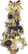 Ozdobený stromeček PREMIUM BLACK 60 cm s 68 ks ozdob a dekorací - Vánoční stromek