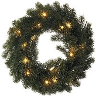 LAALU Christmas wreath green with LED lighting 40 cm - Christmas Wreath