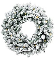 LAALU Wreath DELUXE Viola 30 cm with LED LIGHTING - Christmas Wreath