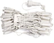 LAALU Christmas light chain COLD WHITE 5 m - white cable - PROFI - connecting - Light Chain