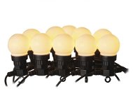 LED světelný řetěz  – TEPLÁ BÍLÁ 5 m - párty žárovky mléčné - Světelný řetěz