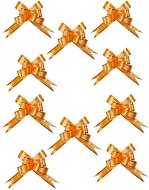 LAALU Súprava 10 ks stúh: Stuhy sťahovacie oranžové 39 cm - Mašľa na darček