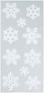LAALU Samolepka na okno snehové vločky 49 cm - Vianočná dekorácia