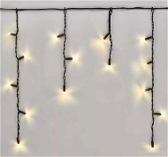 Vánoční světelný řetěz s převisy TEPLÁ BÍLÁ blikající 3 x 0,4 m - PROFI - spojovací - Vánoční osvětlení