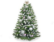 Ozdobený stromeček POLÁRNÍ RŮŽOVÁ II 360 cm s 222 ks ozdob a dekorací - Vánoční stromek