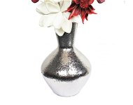 LAALU Váza keramická strieborná 30 cm - Váza