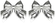 LAALU Silver bow tie, 23 × 29 cm, 2 pcs - Christmas Ornaments