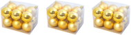 LAALU Christmas ornaments - balls, gold, 4 cm, 36 pcs - Christmas Ornaments