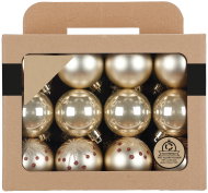 LAALU Christmas decorations - balls, champagne, 6 cm, 24 pcs - Christmas Ornaments