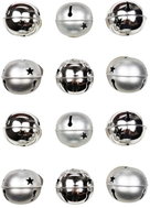 LAALU Christmas bells, silver, 6 cm, 12 pcs - Christmas Ornaments