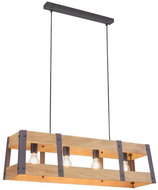 Leuchten Direkt 15721-79 - Chandelier on Cable CRATE 4xE27/60W/230V - Chandelier