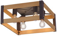 Leuchten Direkt 15724-79 - Ceiling Light CRATE, 4xE27/60W/230V - Ceiling Light