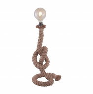 Leuchten Direkt 15480-18 - Table Lamp ROPE 1xE27/60W/230V - Table Lamp