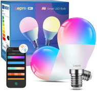 Lepro BP1 AI Smart Bulb E14 G45 RGBCW 4.9 W 470 lm WiFi and Bluetooth, 2 pcs - LED Bulb