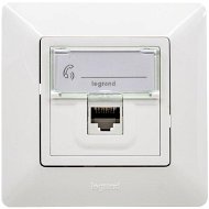 Legrand VALENA LIFE 1xRJ45 Cat.5e UTP Data Socket Set, White - Socket
