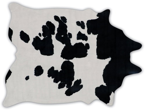 Artificial bull leather black and white - Carpet - Main image