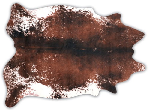 Artificial bull leather brown spots - Carpet - Main image