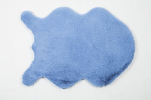 Kobereček výřez 55x80cm modrá - Koberec - Main image