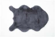 Koberček výrez 55 × 80 cm tmavosivá - Koberec