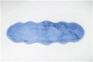 Koberček výrez 55 × 160 cm modrá - Koberec