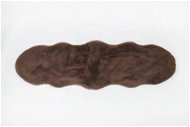 Koberček výrez 55 × 160 cm hnedá - Koberec