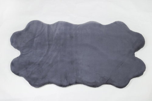 Rug cut-out 90x160cm dark grey - Carpet - Main image
