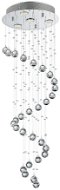 Luxera 62410 - Crystal Surface-mounted Chandelier COIL 4xGU10/50W/230V - Chandelier