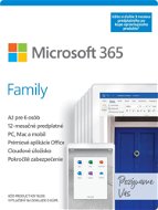 Microsoft 365 Family (15 mesiacov, 6 používateľov) + Kaspersky Internet Security (12 mesiacov, 1 používateľ) - Kancelársky softvér