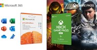 Microsoft 365 Personal (12 měsíců) + Xbox Game Pass (3 měs. pro Win10) - Licencia