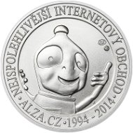 ALZA memorial silver 20 years Alza.cz 1 OZ, weight 31.1g - Silver commemorative coin