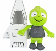 Plyšový mimozemšťan Alza II s raketou - Plyšová hračka