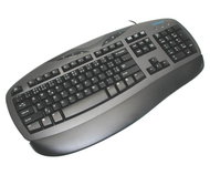 CHICONY KBP-0402A s podložkou černá - Keyboard