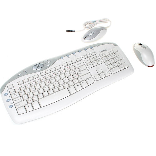 CHICONY Cordless Optical Fun-Touch WUR-0108 CZ - Keyboard and Mouse Set - Main image